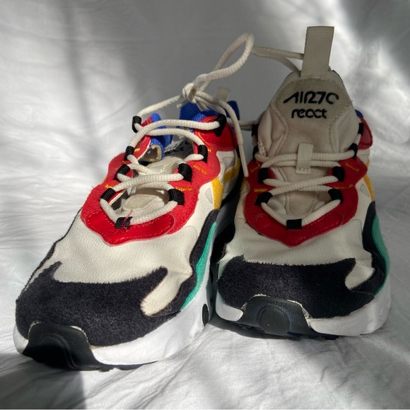Nike Air Max 270 React Phantom Multi Color GS - Picture 6 of 8
